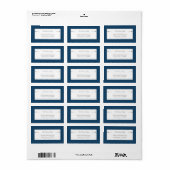 Minimalistische pijlen bruiloft | Adres Marseille  Etiket (Full Sheet)
