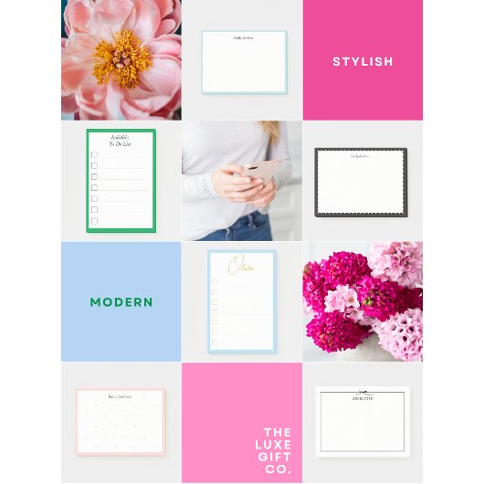 Minimalistische Pin Persoonlijke Post-it Nota met Post-it® Notes