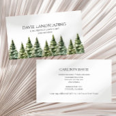 Minimalistische Pine Tree Forest Custom Visitekaartje