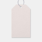 Minimalistische Pink Boho Vrijgezellenfeest Favor  Cadeaulabel (Achterkant)