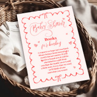 Minimalistische Pink Bow Doodle Baby Boeken voor B