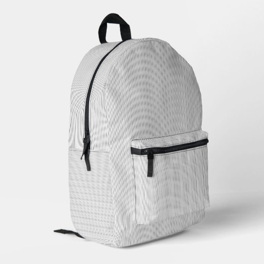 Minimalistische Pinstripe Moderne Rugzak (Achterkant Hoek Links)