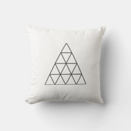 Minimalistische Piramide Worp Kussen / Kussen
