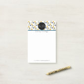 Minimalistische Pixie Bloemen Post-it® Notes (Op bureau)