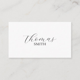 Minimalistische Place Card Plaatskaartje