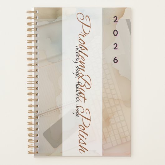 Minimalistische planner 2026 | Doelen & Budgetteri (Voorkant)