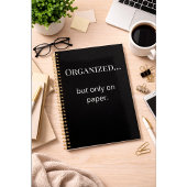 Minimalistische Planner Aangepaste Initiële Achter