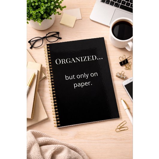 Minimalistische Planner Aangepaste Initiële Achter