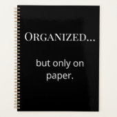 Minimalistische Planner Aangepaste Initiële Achter (Voorkant)