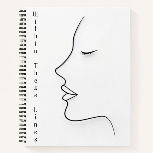 Minimalistische Planner met Continue Lijn Kunst Notitieboek (Voorkant)