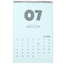 Minimalistische Planners Kalender