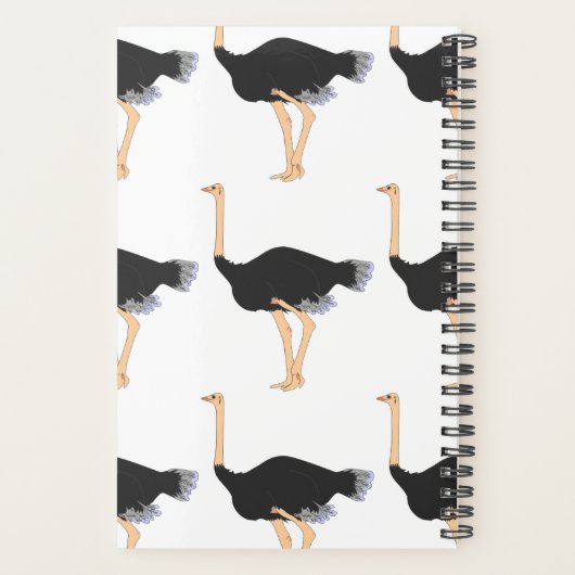 Minimalistische planoloog Ostrich Planner (Achterkant)