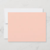 Minimalistische Post Pastel Verjaardag Uitnodiging (Achterkant)