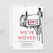 Minimalistische postbus Nieuw startpunt dat we heb Kaart (Voorkant)