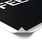 Minimalistische Poster Donkere Humor Tech - Verkoo (Hoek)