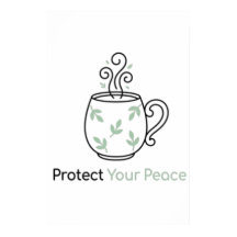 Minimalistische Poster 'Protect Your Peace'