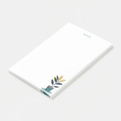 Minimalistische pottenbakken huis plant illustrati post-it® notes (Schuin)