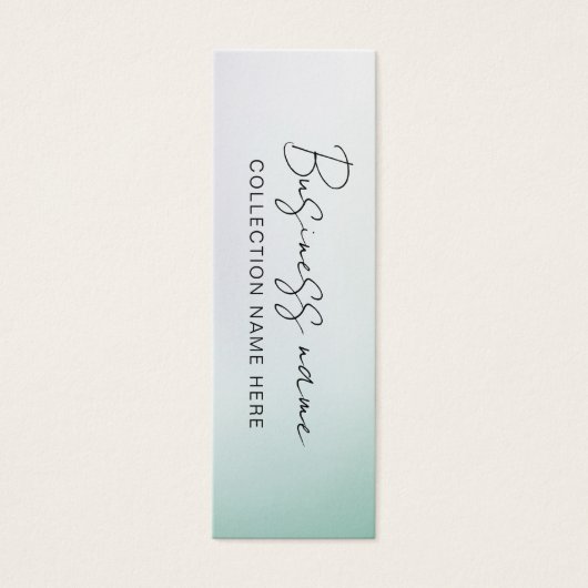 Minimalistische prijs Hang Label Kaart (Voorkant)