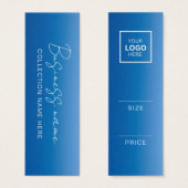 Minimalistische prijs Hang Label Kaart (Voorkant /achterkant)