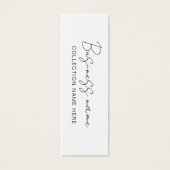 Minimalistische prijs Hang Label Kaart (Voorkant)