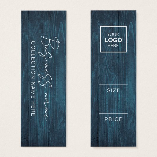 Minimalistische prijs Hang Label Kaart (Voorkant /achterkant)