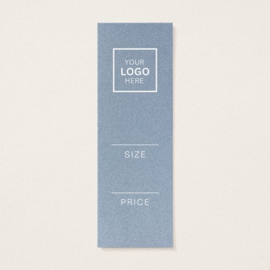 Minimalistische prijs Hang Label Kaart (Achterkant)