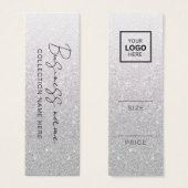 Minimalistische prijs Hang Label Kaart (Voorkant /achterkant)