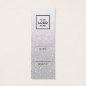 Minimalistische prijs Hang Label Kaart (Achterkant)