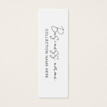 Minimalistische Prijs Hang Tag Card
