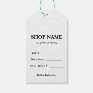 Minimalistische Prijskaart voor Detailhandelsprodu Cadeaulabel