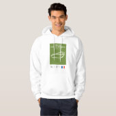 Minimalistische Prix De L'Arc De Triomphe Racing H Hoodie (Voorkant volledig)
