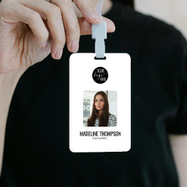 Minimalistische Professional Logo Company ID-badge Badge