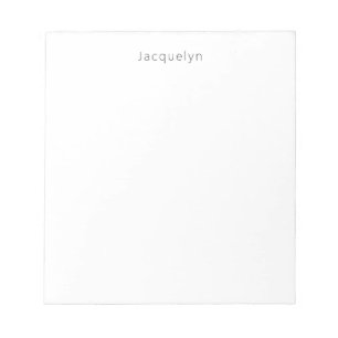 Minimalistische Professional Plain Elegant Moderne Notitieblok