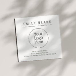 Minimalistische Professional Vierkante Visitekaartje