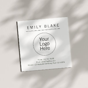 Minimalistische Professional Vierkante Visitekaartje