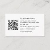 Minimalistische professionele bedrijf aangepaste L Visitekaartje (Achterkant)