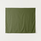 Minimalistische professionele effen legergroene kl wandkleed (Voorkant (horizontaal))