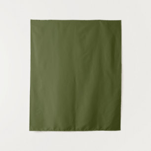 Minimalistische professionele effen legergroene kl wandkleed