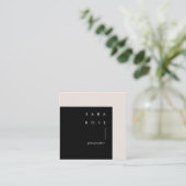 minimalistische professionele fotograaf contactkaartje (Staand voorkant)