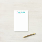 Minimalistische professionele handgeschreven gewon post-it® notes (Op bureau)