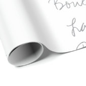 Minimalistische professionele Jouw naam Cadeaupapier (Rol Hoek)