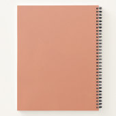 Minimalistische professionele make-up artiest busi notitieboek (Achterkant)