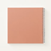 Minimalistische professionele make-up artiest busi notitieboek (Achterkant)