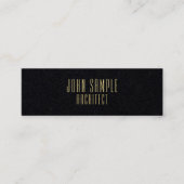 Minimalistische Professionele Moderne Architect Lu Mini Visitekaartje (Voorkant)