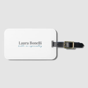 Minimalistische Professionele Moderne Eenvoudige N Bagagelabel