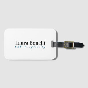 Minimalistische Professionele Moderne Eenvoudige N Bagagelabel