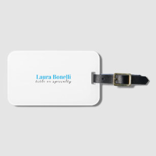 Minimalistische Professionele Moderne Eenvoudige N Bagagelabel