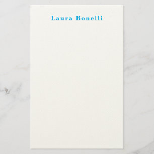 Minimalistische Professionele Moderne Eenvoudige N Briefpapier
