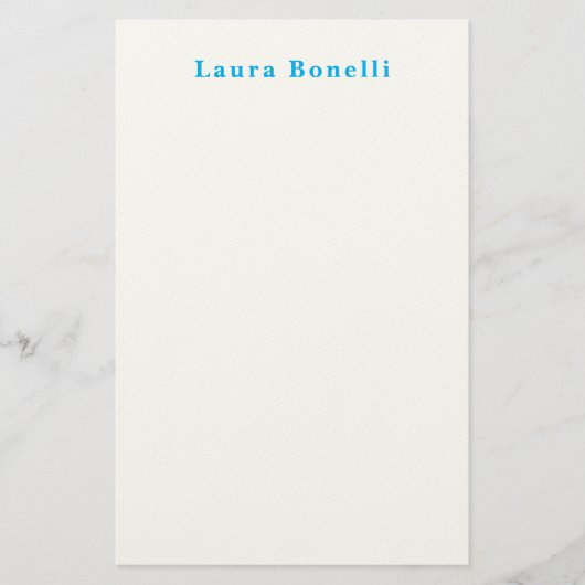 Minimalistische Professionele Moderne Eenvoudige N Briefpapier (Voorkant)