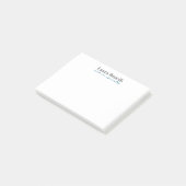 Minimalistische Professionele Moderne Eenvoudige N Post-it® Notes (Schuin)